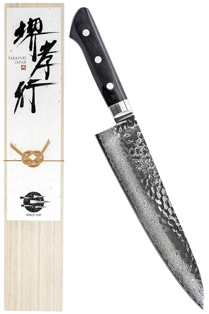 VG10 ダマスカス 牛刀包丁210mm G1754E 日本製 月光作 VG10 ダマスカス 牛刀包丁210mm G1754E 日本製 月光作